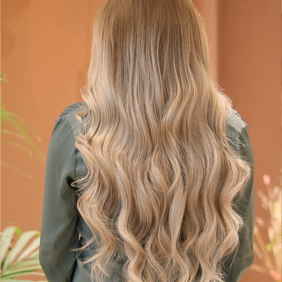 Invisible weft - Light Ash Blonde Balayage 5B+60B