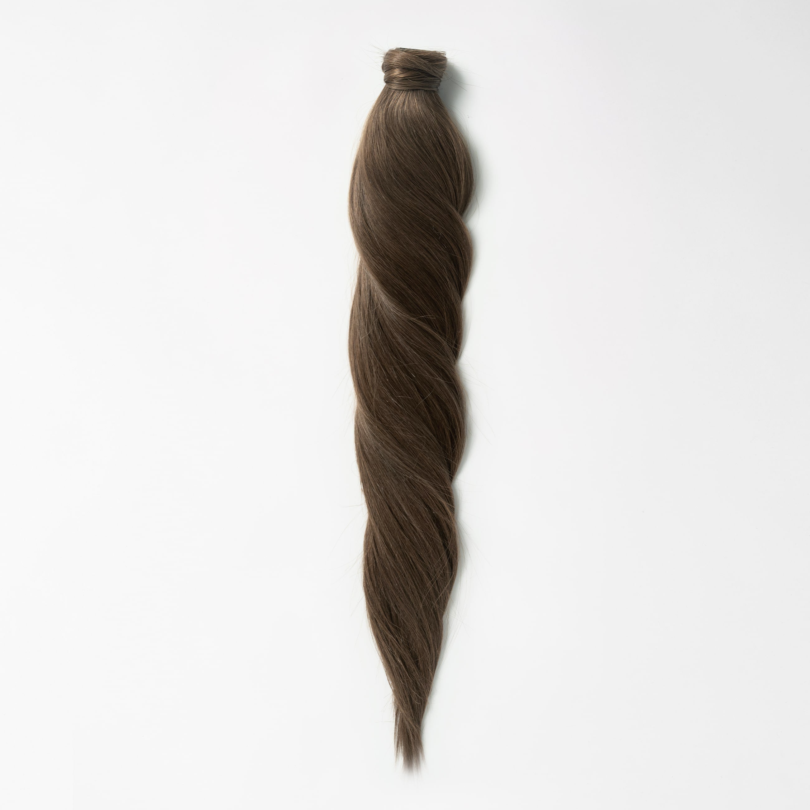 Ponytail Extensions - Dark Ash Brown 2C